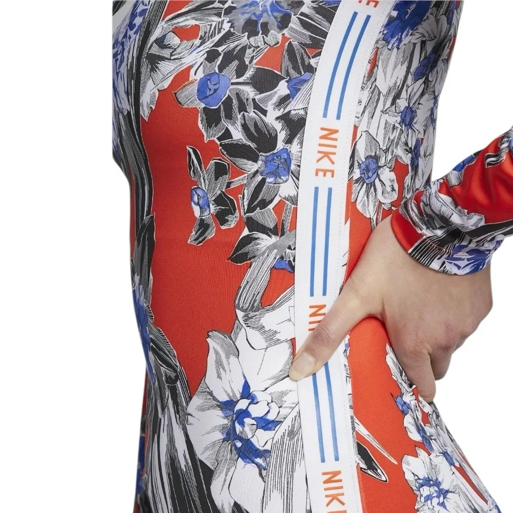Nike Hyper Femme AOP Long Sleeve Floral Dress NWT (D-1)